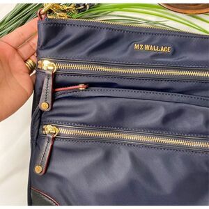 Mz Wallace tribeca downtown crossbody, navy, $318